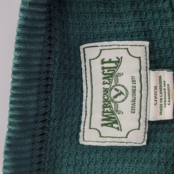 American Eagle green sweater size S/petite - Picture 3 of 4
